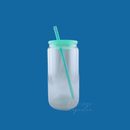 16oz Acrylic Glitter Globe - Aqua Marine