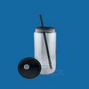 16oz Acrylic Glitter Globe - Black