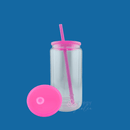 16oz Acrylic Glitter Globe - Hot Pink