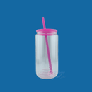 16oz Acrylic Glitter Globe - Hot Pink
