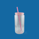 16oz Acrylic Glitter Globe - Pink