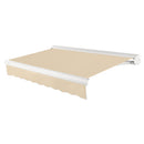 [16X10FT] Awntech Key West Premium Electric Outdoor Motorized Retractable Awning [FCL16/FCR16-SBY] (SAK81742)