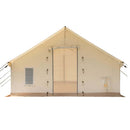 [16X20FT] White Duck Alpha Pro Wall Tent With Heat Resistant Silicone-Coated Stove Jack (SAK28563)