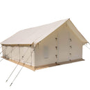 [16X20FT] White Duck Alpha Pro Wall Tent With Heat Resistant Silicone-Coated Stove Jack (SAK28563)