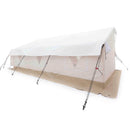 [16X20FT] White Duck Alpha UV Resistant Wall Tent With Double Stitched Seams (SAK21436)