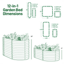 Olle Galvanized Raised Garden Bed