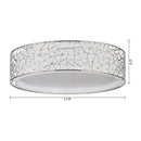 18" Modern LED Flush Mount Lighting
