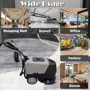 17-Inch 110V Heavy-Duty Commercial Walk-Behind Dual Tank Floor Scrubber (SAK83472)