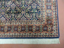4' X 6' Vintage Fine Handmade India Floral Oriental Wool Rug Carpet Blue Red