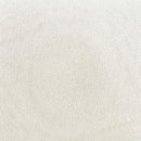 Small Ivory Upholstered Ottoman Footrest With Xframe