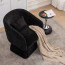 Lounge chair with swivel Black