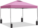Ainfox 10 x 10 ft Pop-Up Canopy  Patio Canopy With 4 Sand bags For Patio,Garden,Party
