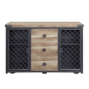 Edina - Server - Oak & Sandy Black