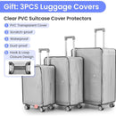 Luggage Sets 3 Piece(20/24/28), Expandable Carry On Luggage with TSA Lock Airline Approved, 100% PC Hard Shell and Lightweight Suitcase with Front Pocket and Spinner Wheels