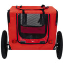 Pet Bike Trailer Dog Cart for Bicycle,Suitable for Small and Medium Pets, Easy Folding Cart Frame, Quick Release Wheel, Non-Slip Floor, Internal Leash