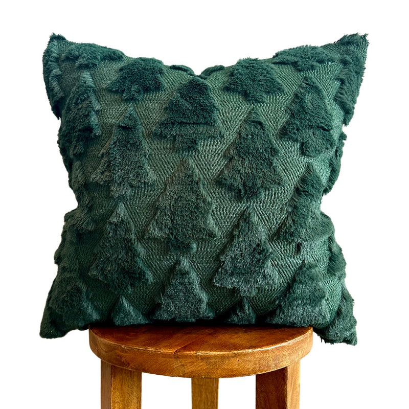 Evergreen Fraser Fur Pillow Cover