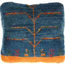 Fine Hand knotted Gabbeh pillow 15"X 16"