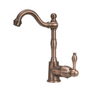 One-Handle Copper Widespread Kitchen Bar Faucet