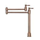 Copper Pot Filler Kitchen Faucet Deck-Mounted