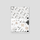 California Native Wallpaper, white and muted color