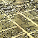 Vintage Map of Hudson, Michigan 1868