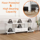 TV Stand For 55 To 65 Inch TV With Fabric Drawers Sturdy