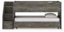 Frandern - Twin Over Twin Loft Bed - Gray