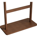 Coat Racks solid wood hanger 23.6* 11*64.1in Solid environmental protection easy to assemble beautiful can be placed in the bedroom/entrance/living room (Walnut)
