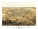 Vintage Map of Romeo, Michigan 1868