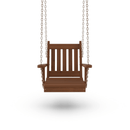 Keystone Amish Co. Franklin Swing Chair, Mushroom Stain