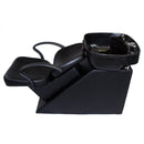 Ainfox Shampoo Bowl and Chair Set for Salon, Hair Washing Station for Hair Stylist