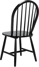 Home Camden 18 Inch Black Farmhouse Dining Chairs Set Of 2