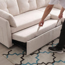 Modular Sectional Sofa L Shaped Modular Couch with Reversible Chaise Modular Sofa Sectional Couch with Storage Seats