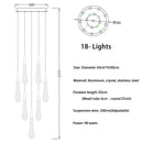 Orta San Giulio | Hanging Crystal Lamp for Living Room