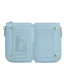 Wanderlust Quilted Fabric Double Zip Wristlet - 18003