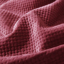 Kasentex Lightweight Plush Velvet Quilt Set Queen/King - Soft All Season Bedspread Coverlet