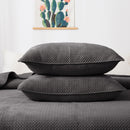 Kasentex Lightweight Plush Velvet Quilt Set Queen/King - Soft All Season Bedspread Coverlet