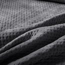 Kasentex Lightweight Plush Velvet Quilt Set Queen/King - Soft All Season Bedspread Coverlet