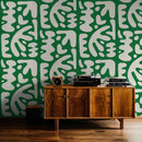 Bubbly Wallpaper, green