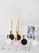 Octagon Candleholder: SMOKE