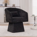 Lounge chair with swivel Black