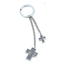 Glitter Galore Double Cross Keychain