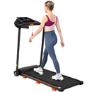 Treadmills for Home, 2.5HP Quiet Folding Treadmill with Heart Rate Sensor,  300lbs Weight Capacity, 7.5MPH, Incline Treadmill With USB Charge Station For Android & Bluetooth Speaker, 6 Shock-Absorbing