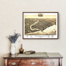 Vintage Map of Sheboygan, Wisconsin 1885