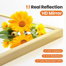 24x36 Arched Gold Bathroom Wall Mount Mirror Metal Frame