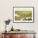 Vintage Map of Hastings, Minnesota 1867