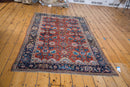 4.5x7 Antique Persian Bijar Area Rug