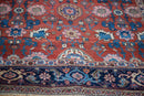 4.5x7 Antique Persian Bijar Area Rug