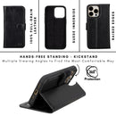 Casper iPhone 14 Series Detachable Leather Wallet Case