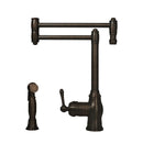 One-Handle Copper Pot Filler Kitchen Faucet with Side Sprayer - AK96918P1